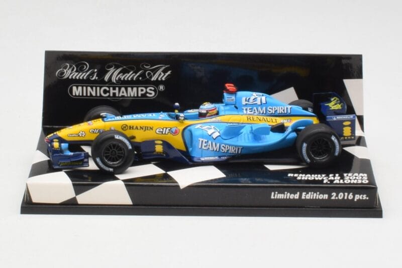 Renault R25 F. Alonso F1 World Champion Showcar 2005 Minichamps 1:43 400050075 Kov