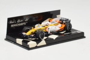Renault R28 #6 N. Piquet Jr. F1 2008 Minichamps 1:43 400080006 Kov – obrázok 2 z 5