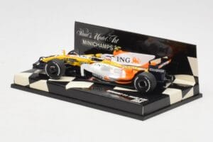 Renault R28 #6 N. Piquet Jr. F1 2008 Minichamps 1:43 400080006 Kov – obrázok 3 z 5