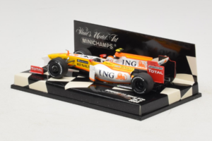 Renault R29 #8 N. Piquet Jr. F1 2009 Minichamps 1:43 400090008 Kov – obrázok 3 z 5
