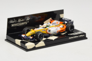 Renault R27 #3 G. Fisichella Renault F1 Team Showcar 2007 Minichamps 1:43 400070073 Kov – obrázok 2 z 5