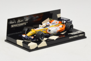 Renault R27 #4 H. Kovalainen Renault F1 Team Showcar 2007 Minichamps 1:43 400070074 Kov – obrázok 2 z 5