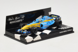 Renault R25 #6 G. Fisichella Renault F1 Team Showcar 2005 Minichamps 1:43 400050076 Kov – obrázok 2 z 5