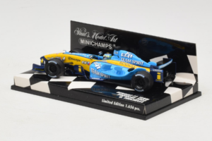 Renault R25 #6 G. Fisichella Renault F1 Team Showcar 2005 Minichamps 1:43 400050076 Kov – obrázok 3 z 5