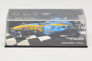 Renault R25 #6 G. Fisichella Renault F1 Team Showcar 2005 Minichamps 1:43 400050076 Kov – obrázok 4 z 5