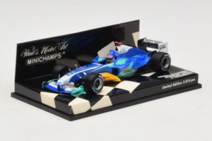 Sauber C24 Petronas #11 J. Villeneuve Sauber Petronas F1 Team Showcar 2005 Minichamps 1:43 400050081 Kov – obrázok 2 z 5