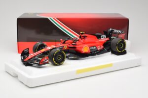Scuderia Ferrari SF-23 #55 C. Sainz Belgian GP 2023 BBR 1:18 BBR231855C Kov – obrázok 7 z 7