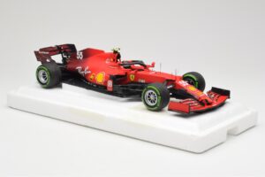 Scuderia Ferrari SF21 #55 C. Sainz Emilia Romagna GP 2021 BBR 1:18 BBR211855 Kov – obrázok 4 z 7