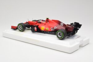 Scuderia Ferrari SF21 #55 C. Sainz Emilia Romagna GP 2021 BBR 1:18 BBR211855 Kov – obrázok 5 z 7