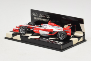 Super Aguri SA08 Honda #18 T. Sato F1 2008 Minichamps 1:43 400080018 Kov – obrázok 3 z 5