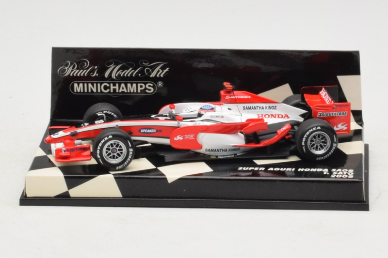 Super Aguri SA08 Honda #18 T. Sato F1 2008 Minichamps 1:43 400080018 Kov