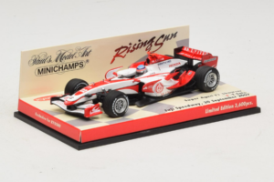 Super Aguri SA07 T. Sato F1 Showcar 2007 Minichamps 1:43 403080092 Kov – obrázok 2 z 5