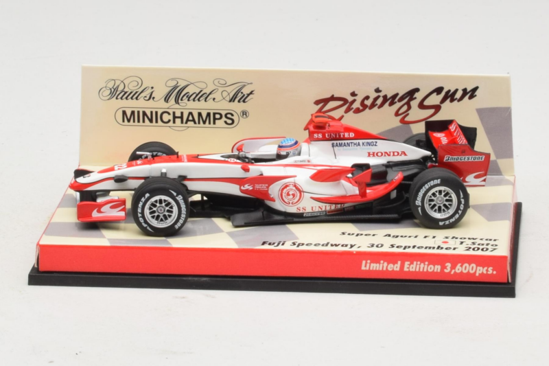 Super Aguri SA07 T. Sato F1 Showcar 2007 Minichamps 1:43 403080092 Kov