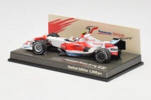 Toyota TF108 Showcar J. Trulli 2008 Minichamps 1:43 AM601297 Kov – obrázok 3 z 5