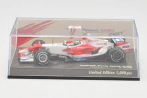Toyota TF108 Showcar J. Trulli 2008 Minichamps 1:43 AM601297 Kov – obrázok 5 z 5