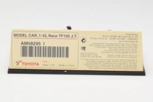 Toyota TF105 #16 J. Trulli F1 2005 Minichamps 1:43 AM58295 Kov – obrázok 5 z 5
