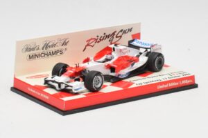 Toyota TF107 #12 J. Trulli F1 2007 Minichamps 1:43 403080081 Kov – obrázok 2 z 5