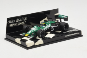 Tyrrell 012 Ford #3 M. Alboreto F1 1983 Minichamps 1:43 400830003 Kov – obrázok 2 z 5