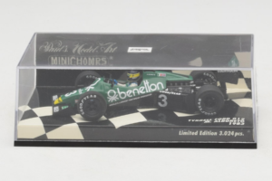 Tyrrell 012 Ford #3 M. Alboreto F1 1983 Minichamps 1:43 400830003 Kov – obrázok 4 z 5