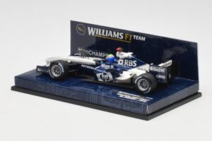 Williams FW27 BMW #7 M. Webber F1 2005 Minichamps 1:43 400050007 Kov – obrázok 3 z 5
