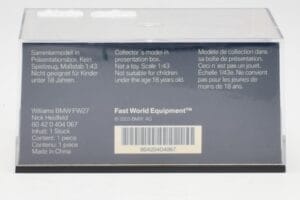 Williams FW27 BMW #16 N. Heidfeld F1 2005 Minichamps 1:43 80420404067 Kov – obrázok 4 z 5