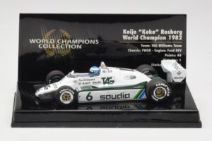 Williams FW08 #6 K. Rosberg F1 World Champion 1982 Minichamps 1:43 436820106 Kov