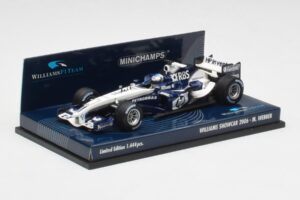 Williams FW28 M. Webber Showcar F1 2006 Minichamps 1:43 400060079 Kov – obrázok 2 z 5