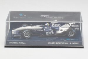 Williams FW28 M. Webber Showcar F1 2006 Minichamps 1:43 400060079 Kov – obrázok 5 z 5