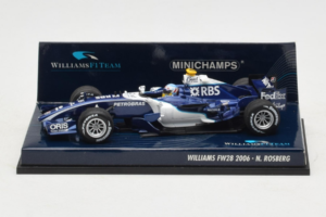 Williams FW28 Cosworth #10 N. Rosberg Williams F1 Team 2006 Minichamps 1:43 400060010 Kov