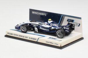 Williams FW29 N. Rosberg F1 Showcar 2007 Minichamps 1:43 400070086 Kov – obrázok 2 z 5