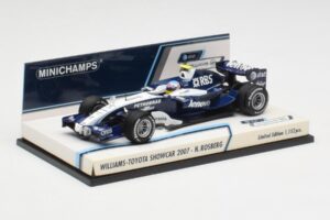 Williams FW29 N. Rosberg F1 Showcar 2007 Minichamps 1:43 400070086 Kov – obrázok 3 z 5