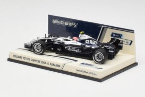Williams FW30 K. Nakajima F1 Showcar Version 1 2008 Minichamps 1:43 400080078 Kov – obrázok 2 z 5