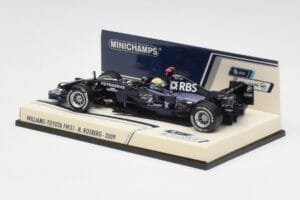 Williams FW31 Toyota #16 N. Rosberg F1 2009 Minichamps 1:43 400080207-M1 Kov – obrázok 2 z 4