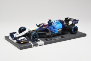 Williams FW43B Mercedes #63 G. Russell Belgian GP 2021 Minichamps 1:18 117211363 Živica – obrázok 2 z 7