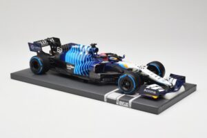 Williams FW43B Mercedes #63 G. Russell Belgian GP 2021 Minichamps 1:18 117211363 Živica – obrázok 4 z 7