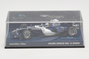Williams FW28 Cosworth #10 N. Rosberg Williams F1 Team Showcar 2006 Minichamps 1:43 400060080 Kov – obrázok 4 z 5