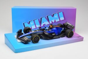 Williams FW44 #23 A. Albon Miami GP 2022 Minichamps 1:18 147220523 Kov – obrázok 7 z 7