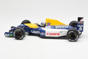 Williams Renault FW14 #6 R. Patrese F1 1991 Minichamps 1:18 100910006 Kov – obrázok 4 z 8