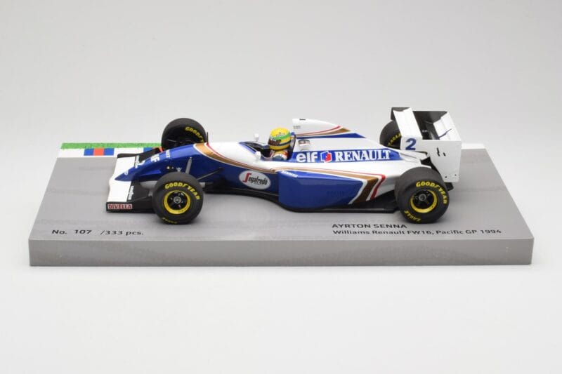 Williams Renault FW16 #2 A. Senna Pacific GP 1994 Minichamps 1:18 543941802 Kov