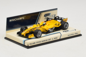 Williams FW29 Toyota A. Wurz Williams F1 Team Showcar 2007 Minichamps 1:43 400070087 Kov – obrázok 2 z 5