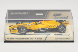 Williams FW29 Toyota A. Wurz Williams F1 Team Showcar 2007 Minichamps 1:43 400070087 Kov – obrázok 4 z 5