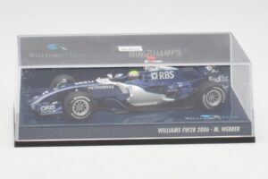 Williams FW28 Toyota #7 M. Webber F1 2006 Minichamps 1:43 400060009 Kov – obrázok 5 z 5