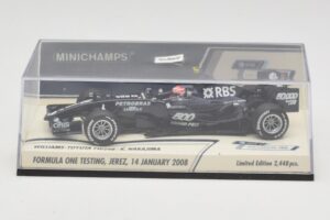 Williams Toyota FW29B K. Nakajima Jerez Test 14 Januára 2008 Minichamps 1:43 400080108 Kov – obrázok 5 z 5