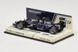 Williams FW30 Toyota #8 K. Nakajima Test Jerez Feb 2008 Minichamps 1:43 400080208 Kov – obrázok 3 z 5