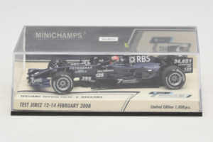 Williams FW30 Toyota #8 K. Nakajima Test Jerez Feb 2008 Minichamps 1:43 400080208 Kov – obrázok 4 z 5