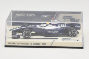 Williams FW31 Toyota #16 N. Rosberg F1 2009 Minichamps 1:43 400090016 Kov – obrázok 4 z 5