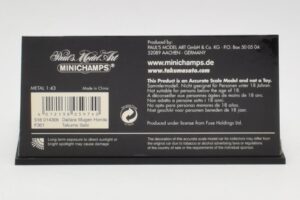 Dallara F301 Mugen Honda T. Sato Macau GP Winner 2001 Minichamps 1:43 518014306 Kov – obrázok 4 z 5