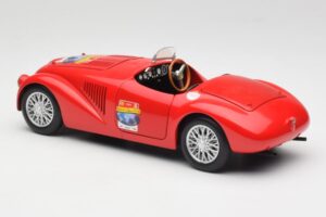 Ferrari 166 MM Barchetta Červený Hot Wheels 1:18 B6054 Kov – obrázok 7 z 8
