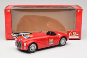 Ferrari 166 MM Barchetta Červený Hot Wheels 1:18 B6054 Kov – obrázok 8 z 8