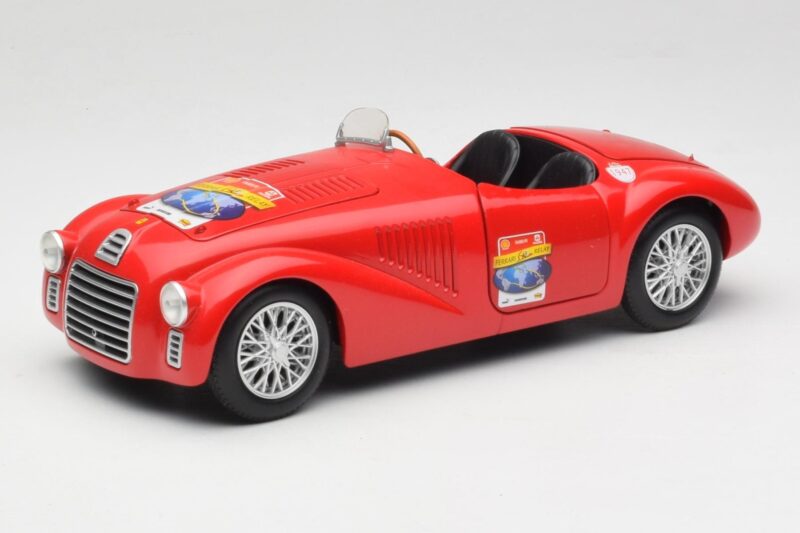Ferrari 166 MM Barchetta Červený Hot Wheels 1:18 B6054 Kov